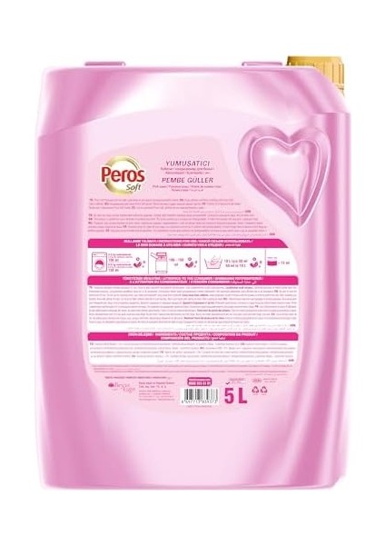 Peros Soft Yumuşatacı Pembe Güller 5000 ml fiyatları