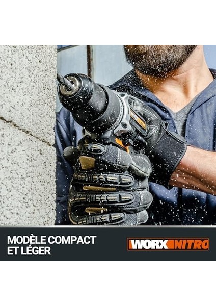 WX352.9 20VOLT Kömürsüz Profesyonel Şarjlı Darbeli Matkap (Akü Dahil Değildir) fiyatları