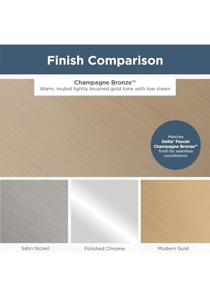 P29617Z-CZ-B Düz Çubuk, 10,2 Cm, Şampanya Rengi fiyatları