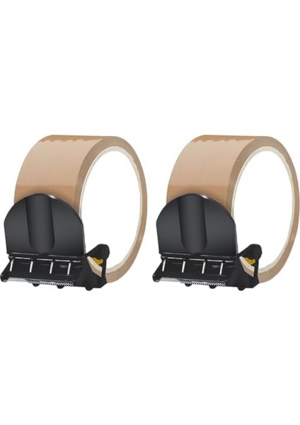 2 Adet Koli Bandı Kesme Aparatı Paslanmaz Çelik Bıçak Avuç Içi Ergonomik