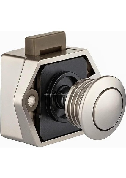 Basmalı Çekmece Kilidi, Karavan, Yat, Tekne, Dolap, Kapak Güvenlik Mandalı, Dayanıklı, Nikel, Kolay Montaj, Bas Çek Mekanizma (Küçük) fiyatları