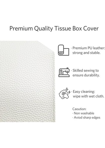 Mendil Kutusu, Dekoratif Pu Deri Mendil Kutusu Kılıfı, Modern Kare Mendil Kutusu Organizatörü, Banyo Tezgahı, Yatak Odası Komidini, Ofis Masası ve Araç Için (Kahverengi)