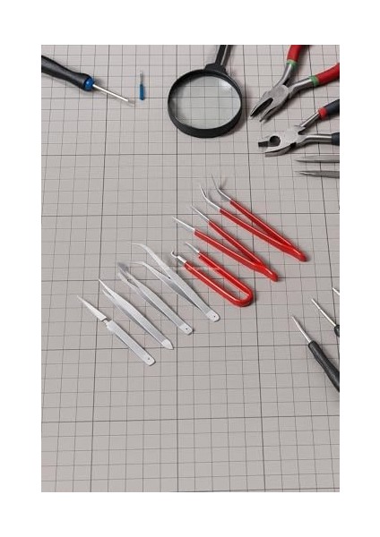 Tamirci Cımbız Seti, 7 Parça, Paslanmaz Çelik, Antimanyetik ve Korozyona Dayanıklı, Elektronik ve Hassas Işler Için Profesyonel Cımbız Seti modelleri