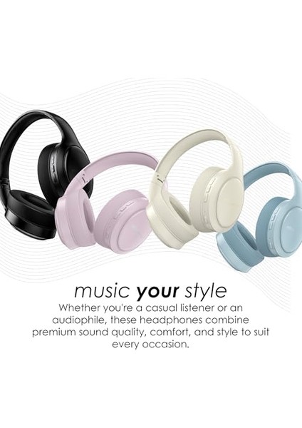 Boompods Headpods Pro 2 Kulak Üstü Kulaklıklar - Katlanabilir Bluetooth Kulaklık, Kulak Üstü Tasarım, Dahili Mikrofonlu Hafif Kablosuz Kulaklık, 50+ Saat Kablosuz Çalma Süresi, Pillowfoam Konforu - fiyatları