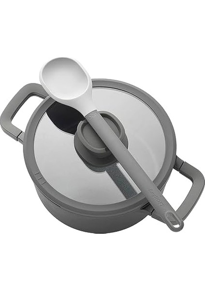 Leo Yapışmaz Kapaklı Alüminyum Döküm Wok Tava 28 cm