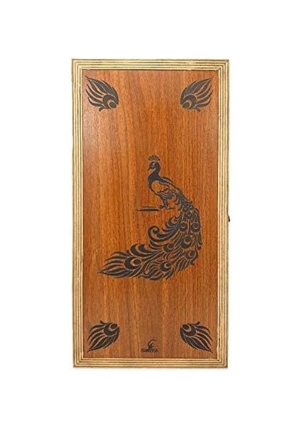 Simya Oyun Aletleri Figür Tavus Kuşu Tavla