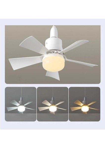 82 Watt Vantilatör 3 Kademe Hız Dimmerli 3 Renk LED Işık Karayel Kumandalı Fan Torch LED Ampul modelleri