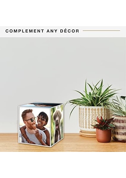 Mcs Kunststoff 6- Foto Cube, Klar, Set 4