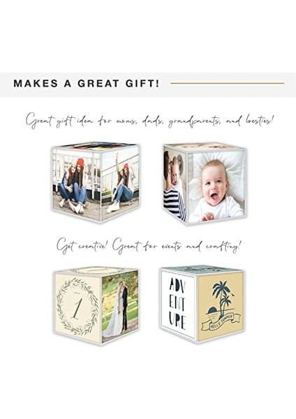 Mcs Kunststoff 6- Foto Cube, Klar, Set 4 modelleri