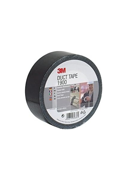 3m Dokuma Yapışkan Bant 1900, Kanal, Güçlü Panzer Bant, Onarım Bandı, 50 mm x 50 M, Siyah (Tekli Paket) modelleri