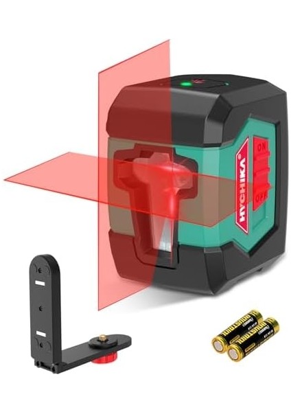 Çapraz Çizgili Lazer, Çizgi Lazeri, Kendiliğinden Hizalanan 15 M, Çift Lazer Modüllü, 360° Değiştirilebilir, Yatay/dikey Tutucu, Koruyucu Çanta ve 2 x Aa Pil, IP54 Koruma Seviyesi modelleri