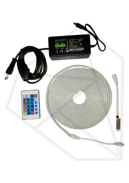 12V 5 Metre Rgb Neon LED Prize Tak Çalıştır Kumandalı Neon Esnek Neon Şerit LED fiyatları