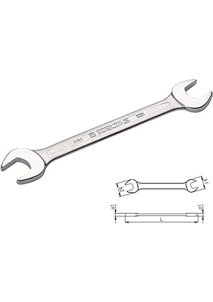 0161 Çatal Iki Ağız Anahtar Uzun Boy (Sae) 1/4"x5/16" Inch fiyatları
