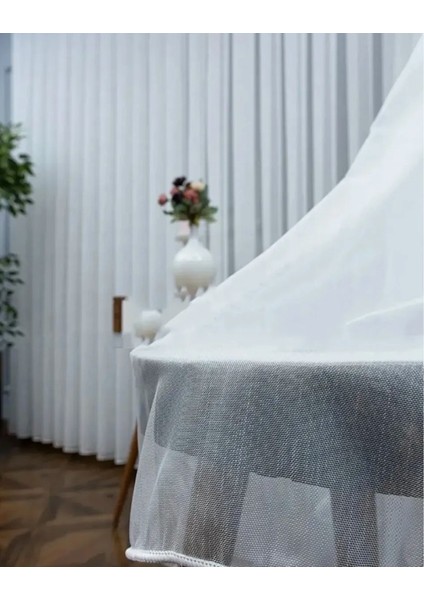 1/3 Sık Pileli Kırışmaz Bambu Zemin Tül Perde fiyatları