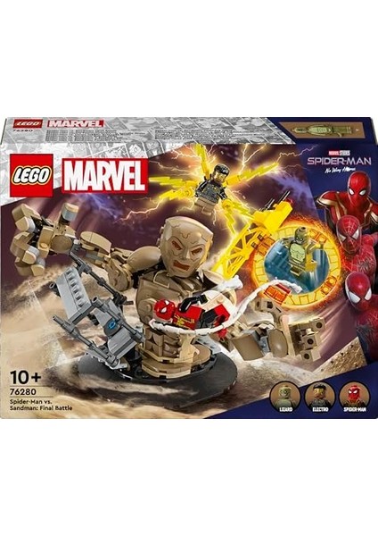 | Örümcek Adam Kum Adam’a Karşı: Son Savaş 76280 – 10 Yaş ve Üzeri Süper Kahraman Seven Çocuklar Için Yaratıcı Oyuncak Yapım Seti (347 Parça)