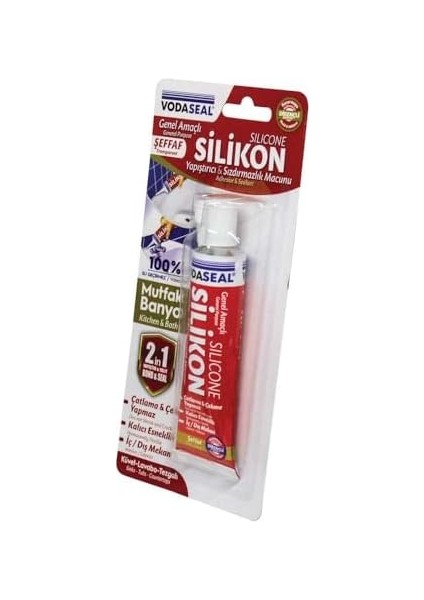 53.01.029 Tüp Silikon, 50G, Şeffaf modelleri