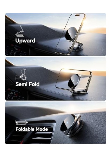 Joyroom Kablosuz Araç Şarj Cihazı Yuvası, Araç Telefon Tutucu Yuvası 14/13/12/11/x/8 Serisi Için Kablosuz Şarj [otomatik Hareketli Bobin] S22/S21/S20 20/10 ile Uyumlu modelleri
