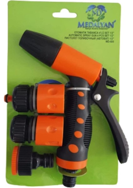 Bahçe Sulama Sistemleri Otomatik Tabanca 4&apos;lü Set