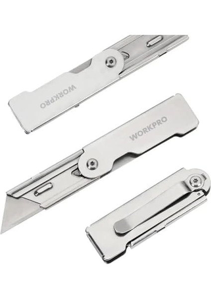 WP211016 Paslanmaz Çelik Gövde Katlanır Rötuş Bıçağı modelleri