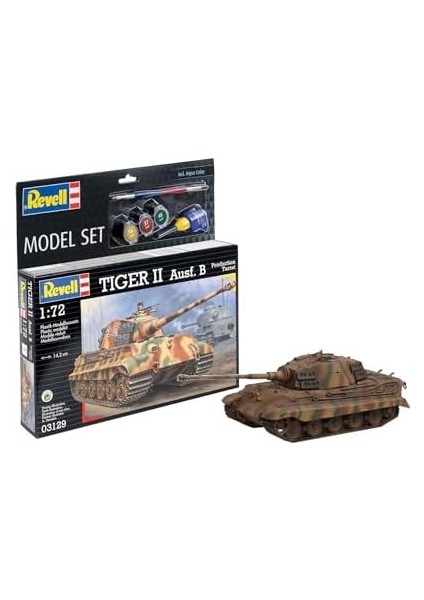 Model Set Tiger Iı Ausf. B - Model Kit With Basic Accessories