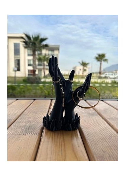 El Şeklinde Yüzük & Takı Standı (Siyah) modelleri