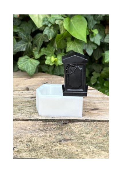 Concept Mezar Taşı Örümcek Ağı Desenli Mum Kalıbı (Silikon) (1 Adet) fiyatları