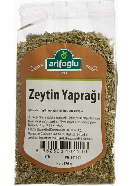 Arifoğlu Zeytin Yaprağı Cons 120 gr