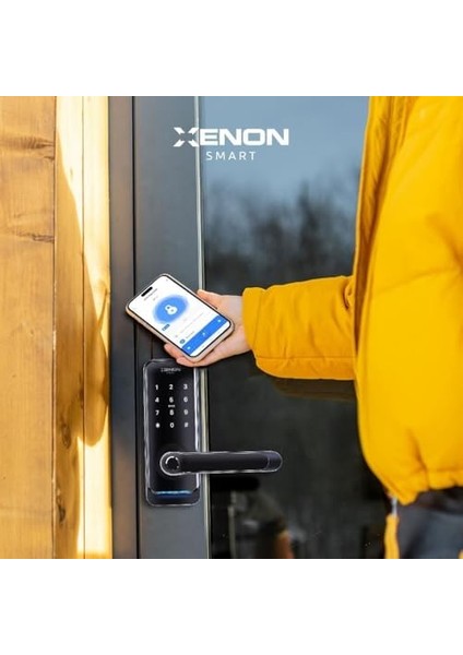 Smart Akıllı Otomatik Kapı Kilidi Parmak Izi Mekanik Anahtar Dokunmatik Şifreli Rfıd Kart Mobil Uygulama ile Uzaktan Açma/kapama Hırsızlık Önleyici Anahtarsız Kilit X8051 fiyatları