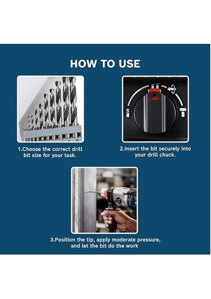 Professional - Pointteq Matkap Ucu 10 Parça Set