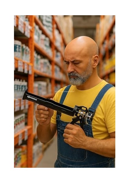 Plastik Silikon Tabancası, Profesyonel, 300 ML Kapasiteli, Ergonomik Tutamaklı, Mutfak, Için Mastik Tabancası modelleri