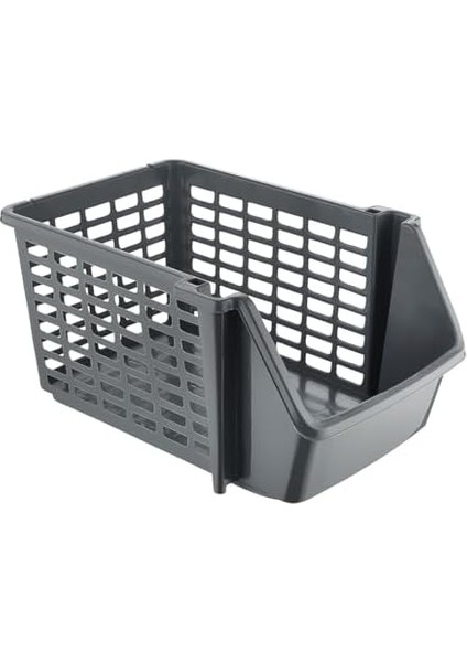 5 Adet Çok Amaçlı Katlı Geçmeli Organizer, Pratik Dolap Içi Lavabo Altı Evye-Tezgah Üstü Buzdolabı Mutfak Banyo Çamaşır Makinesi Ev Düzenleyici Plastik Sepet (5 Adet - Beyaz)