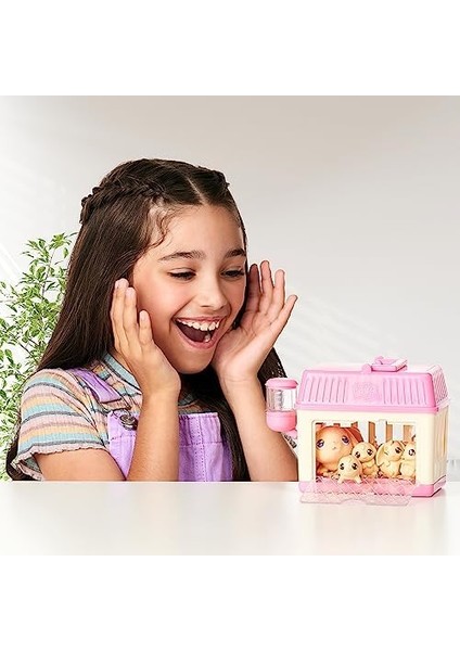 Live Pets - Mama Surprise Minis. Feed And Nurture A Lil&apos; Inside Their Hutch So She Can Be A Mama. She Has 2, 3, Or 4 Babies With Accessories To Dress Up The Babies fiyatları