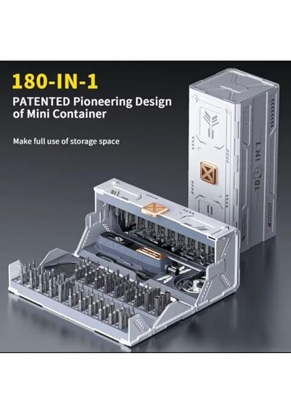 Tornavida Seti – 180&APOS;I 1 Arada Tamir Kiti | 162 Uç, USB Şarjlı, Cr-V Çelik, Telefon, Bilgisayar, Saat ve Elektronik Cihazlar Için Manyetik Set modelleri