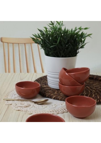 Kızıl Kahve Bulut Mini Çerezlik/sosluk 8 cm 6 Adet 607 fiyatları