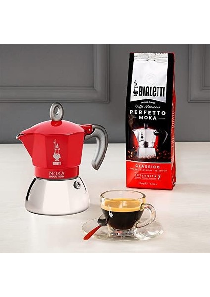 - Indüksiyon Kırmızı: 6 Cups Ocak Üstü Espresso Pişirici - 280ML - Alt Hazne: Dış Paslanmaz Çelik Iç - Patentli Valfi - Indüksiyon Ocak Türleri Için Uygundur fiyatları