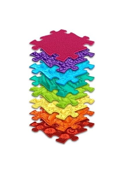 Muffik Rainbow Set - Gökkuşağı Seti - Çocuk ve Yetişkinler Için 8&apos;li Ortopedik Duyu Matı - Gelişim ve Terapi Amaçlı Renkli Aktivite Matı modelleri