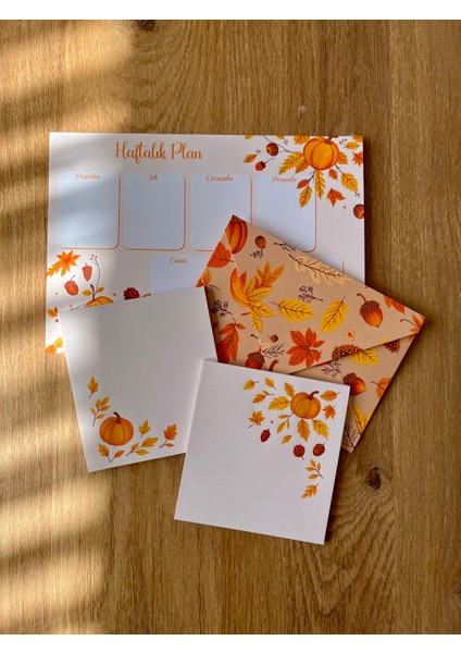 Planlayıcı Set Desenli 50 Yp. + Zarf