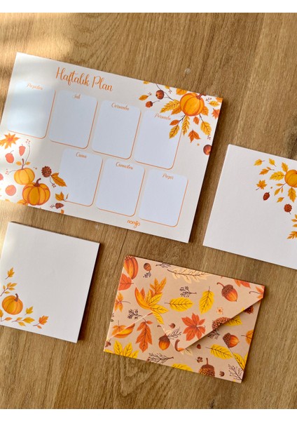 Planlayıcı Set Desenli 50 Yp. + Zarf fiyatları