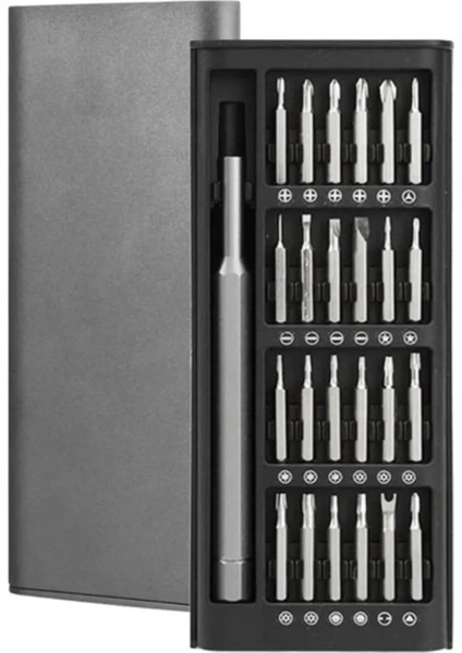 25 Parça Saatçi ve Gözlük, Bilgisayar Tamir Tornavida Seti, Uçlar ve Özel Kutulu, Elektronik Tamir Kiti