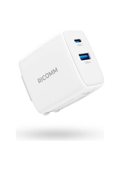 65W Gan Usb-C + Usb-A Şarj Aleti & &, Notebook,, iPad Hızlı Şarj Cihazı + 2mt 100W Type-C Kablo