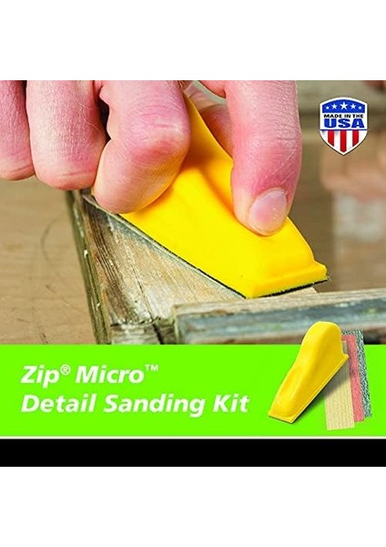 Gator Fınıshıng Products Microzip Zımpara Seti, Farklı Tanecikli modelleri