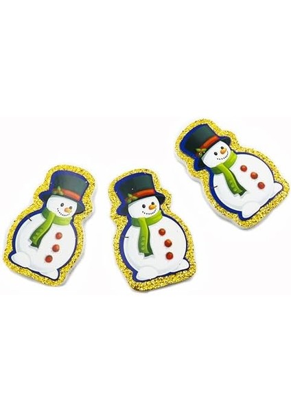 Asılabilir Kenarlı Kardan Adam Strafor Yılbaşı Süsü (6’lı Set) fiyatları