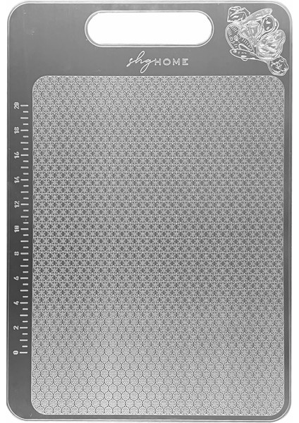 Shg Özel Tasarımlı 304 Paslanmaz Çelik Kesme Tahtası1,5 mm Kalınlık, 23 x 34 cm Yıkanabilir, Gıda Temasına Uygun, Hijyenik modelleri