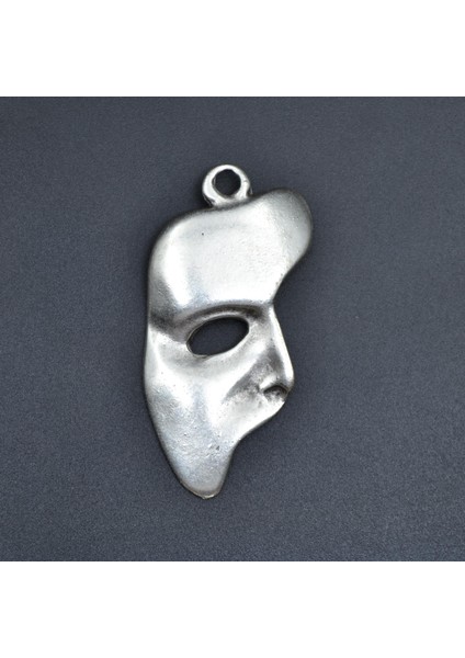 the phantom of the opera - maske gümüş kaplama kolye ucu