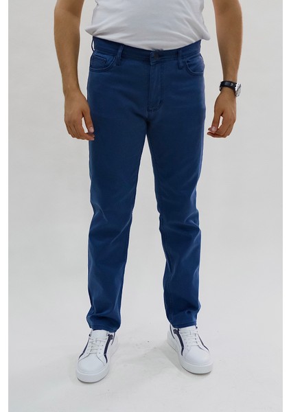 Erkek Regular Fit Rahat Kesim Esnek Likralı Örme Jeans