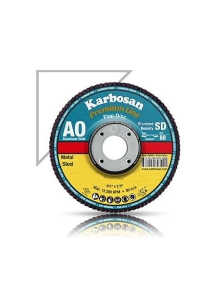 Karbosan Flap Disk Zımpara 80 Kum 115 mm fiyatları
