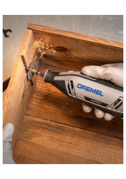 4250 Döner Alet Seti, 175 W, 3 Ek Cihaz ve 45 Aksesuarlı Çok Amaçlı Alet Seti, Sabit Elektronikli 175 W Motor, Değişken Devir Sayısı 5.000 – 35.000 Dev/dak fiyatları