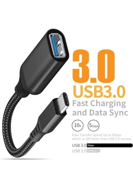 PX-515 Type-C To Usb3.0 Otg Çevirici 15CM (Erkek-Dişi) (Iphone 15/16 ve Type C Otg Tüm Cihazlar ile Uyumlu) fiyatları