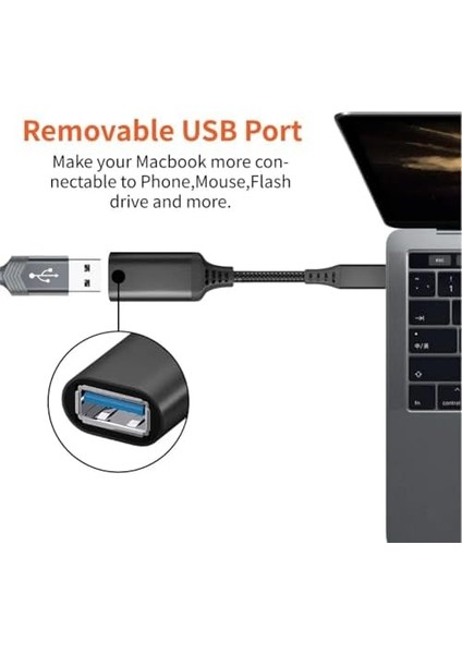 PX-515 Type-C To Usb3.0 Otg Çevirici 15CM (Erkek-Dişi) (Iphone 15/16 ve Type C Otg Tüm Cihazlar ile Uyumlu) modelleri