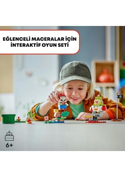 Super Mario Interaktif Mario ile 71439-6 Yaş ve Üzeri Kız ve Erkek Çocukları Için Yoshi Oyuncağı ile Bowser Jr&apos;ın Araba Seti, Oyun Severlere Doğum Günü Hediyesi Fikri (218 Parça) fiyatları